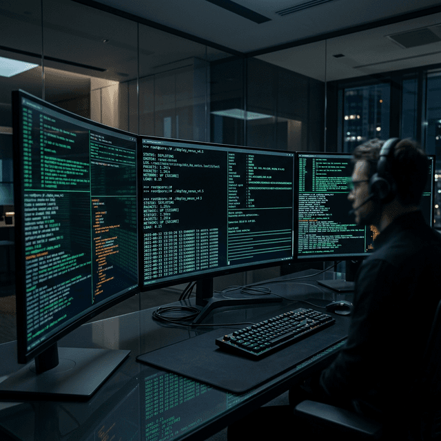 Professional BA at desk